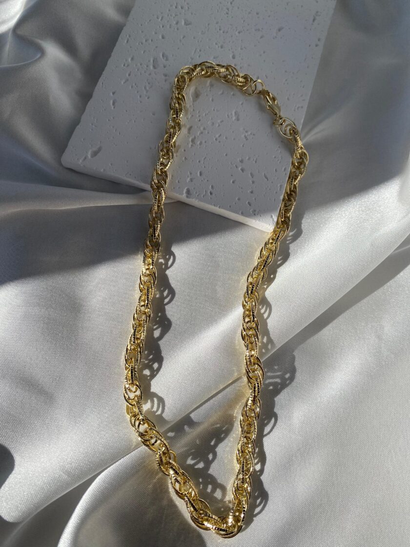 ÇELİK 14k Gold Kolye (45cm) - Görsel 3