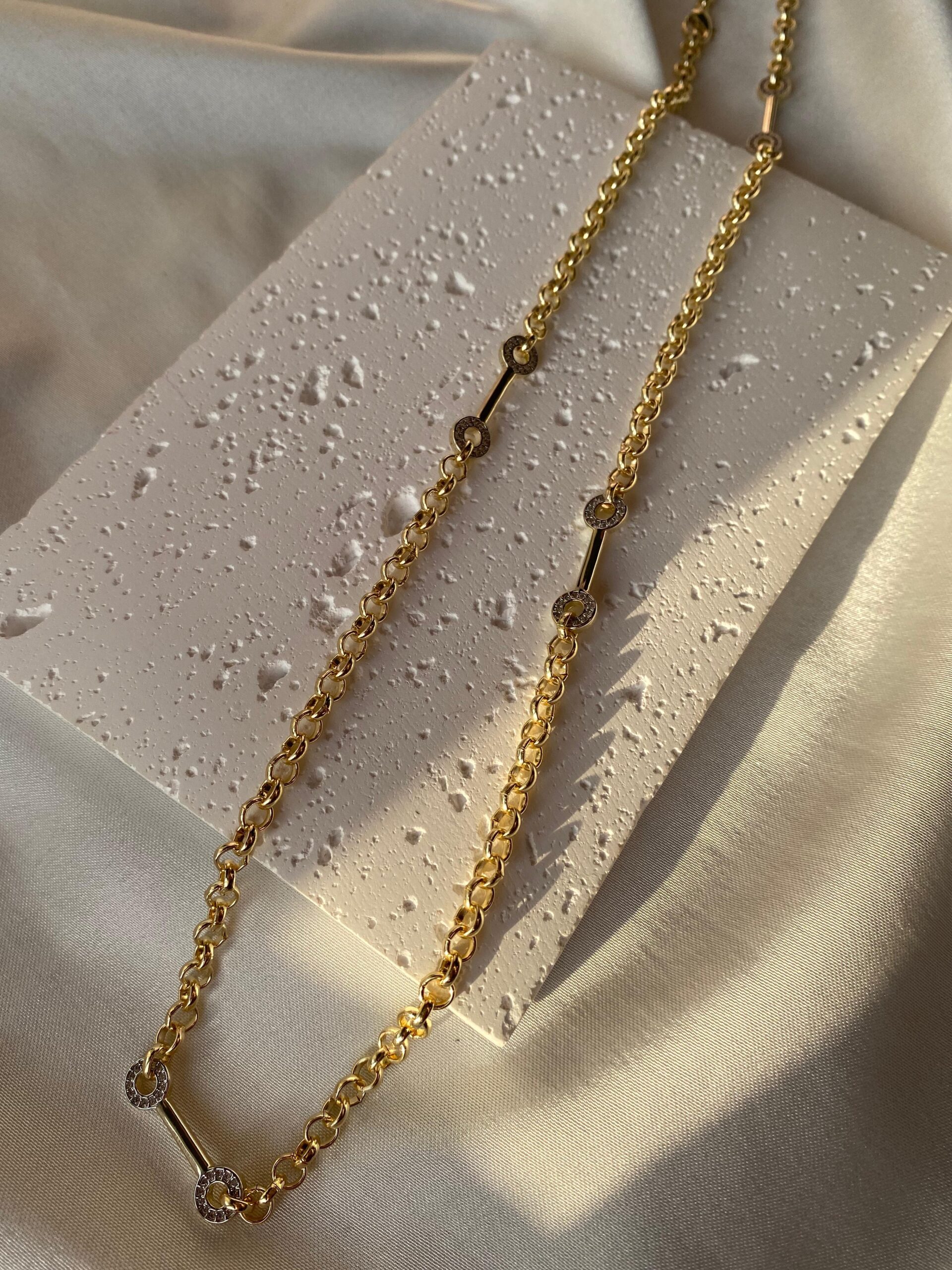 Vip Gold Serenay Zincir Kolye - Görsel 3