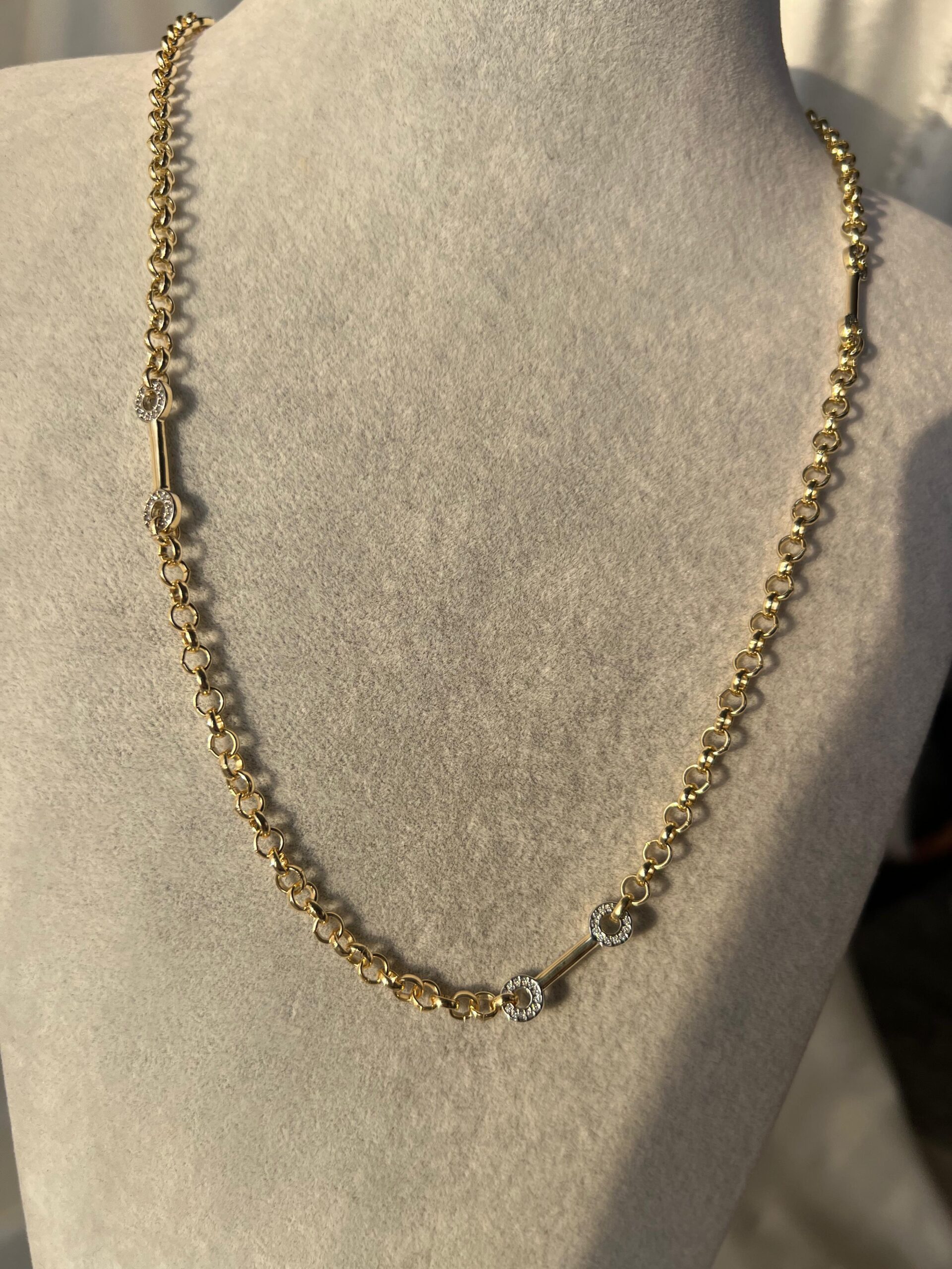 Vip Gold Serenay Zincir Kolye - Görsel 7