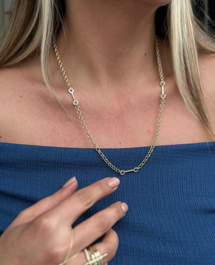 Vip Gold Serenay Zincir Kolye - Görsel 2