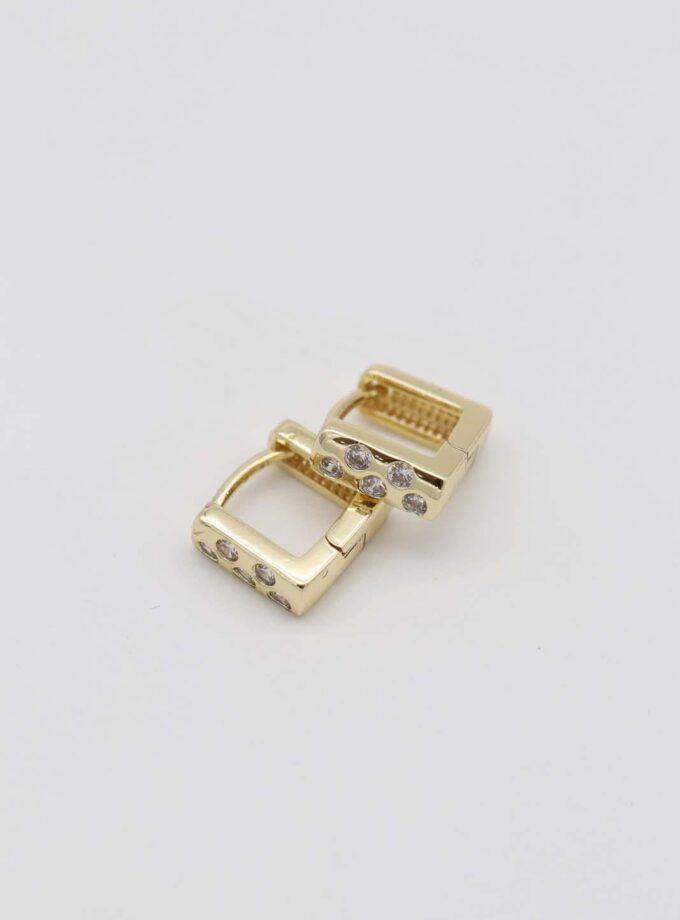 VIP Minik Kare Küpe(10mm)