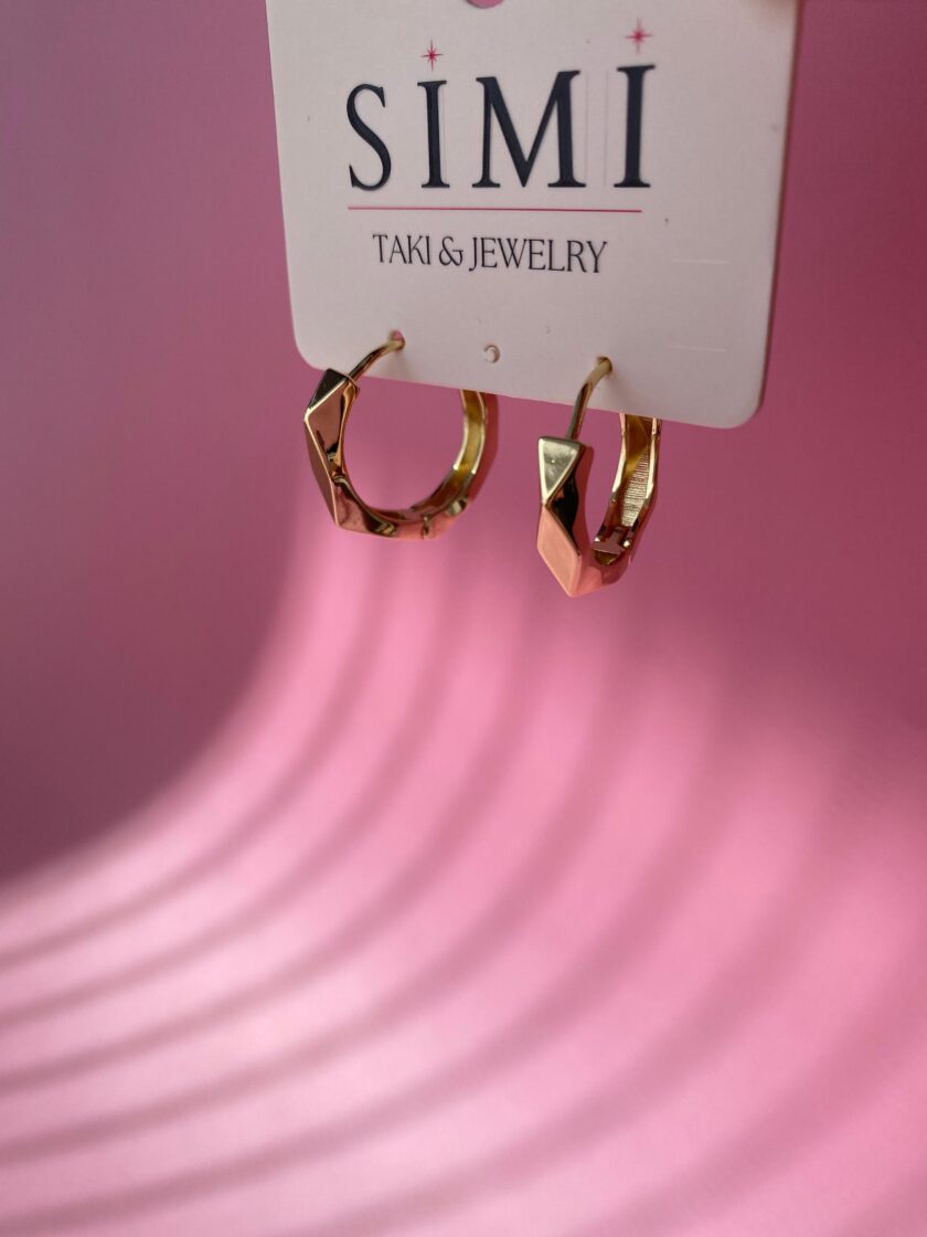 VIP 14k Gold Küpe(20mm) - Görsel 3