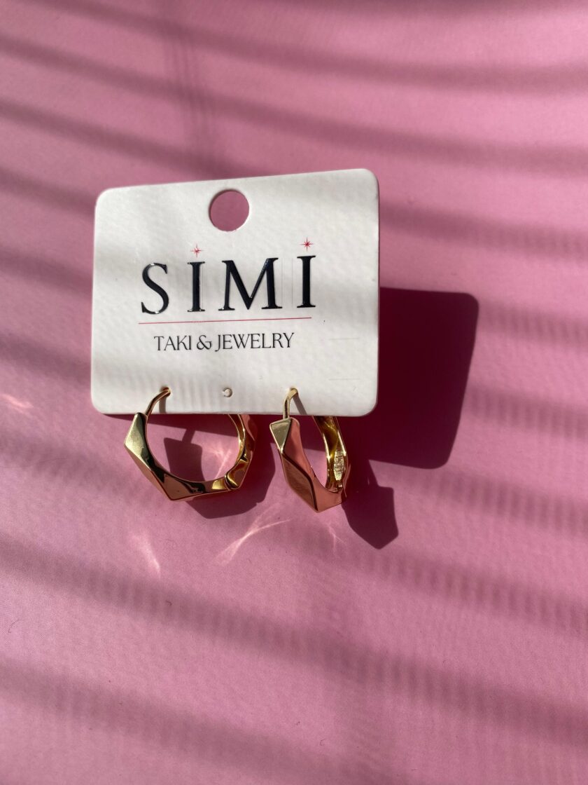 VIP 14k Gold Küpe(20mm) - Görsel 2