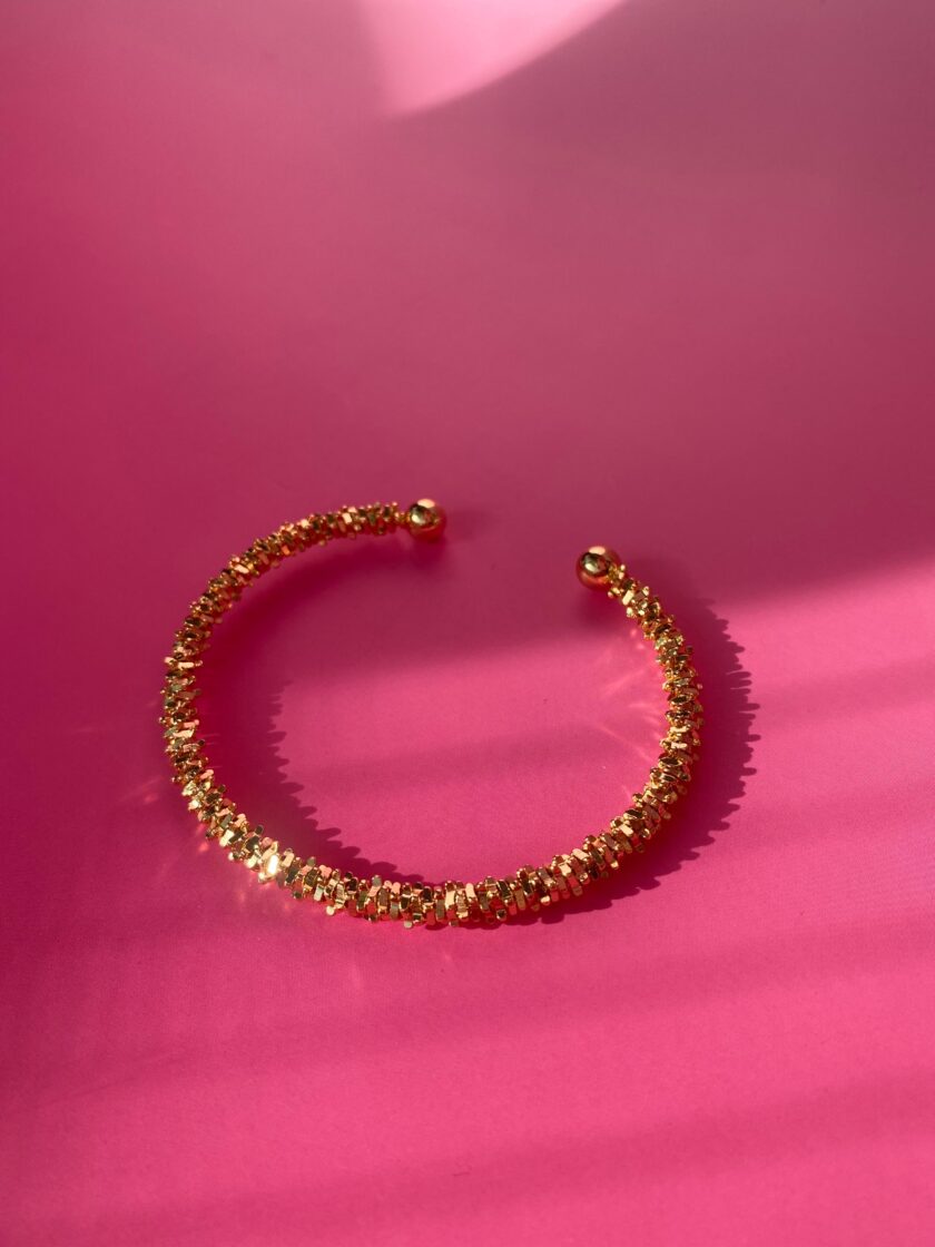 VIP Parlak Gold Kelepçe - Görsel 3