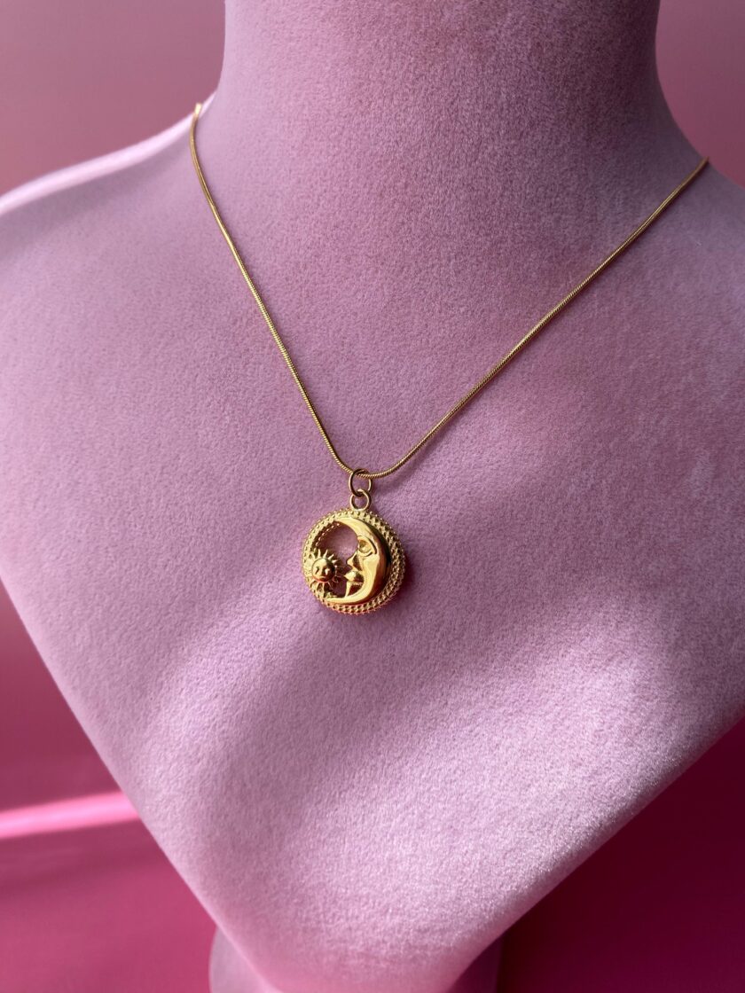 Çelik Gold Boheme Kolye - Görsel 5