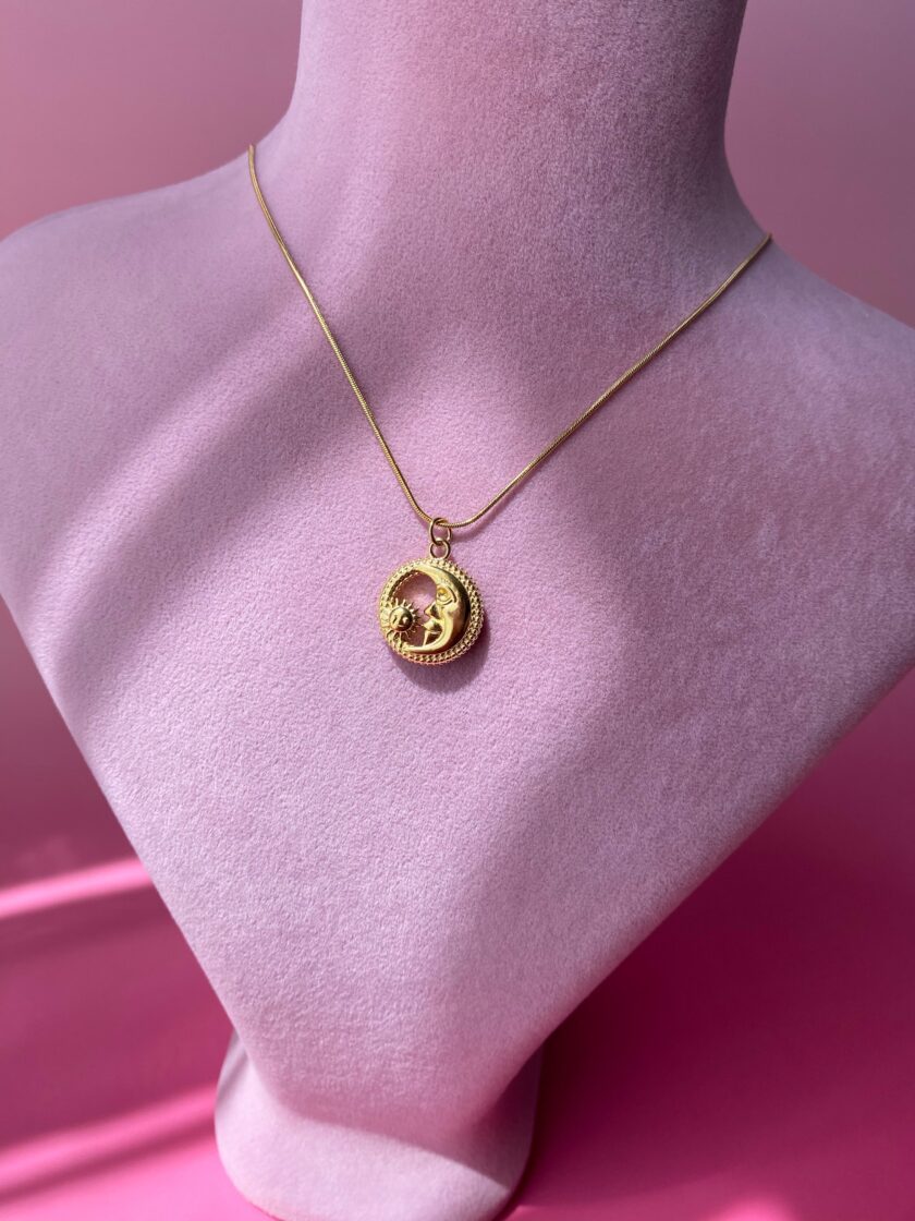 Çelik Gold Boheme Kolye - Görsel 4