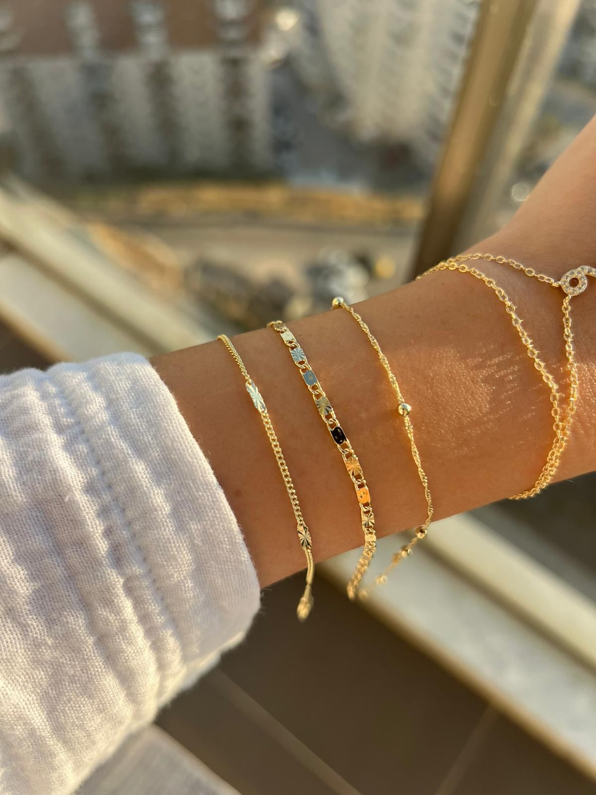 VIP İnce Zincir Plaka Bileklik - Görsel 2