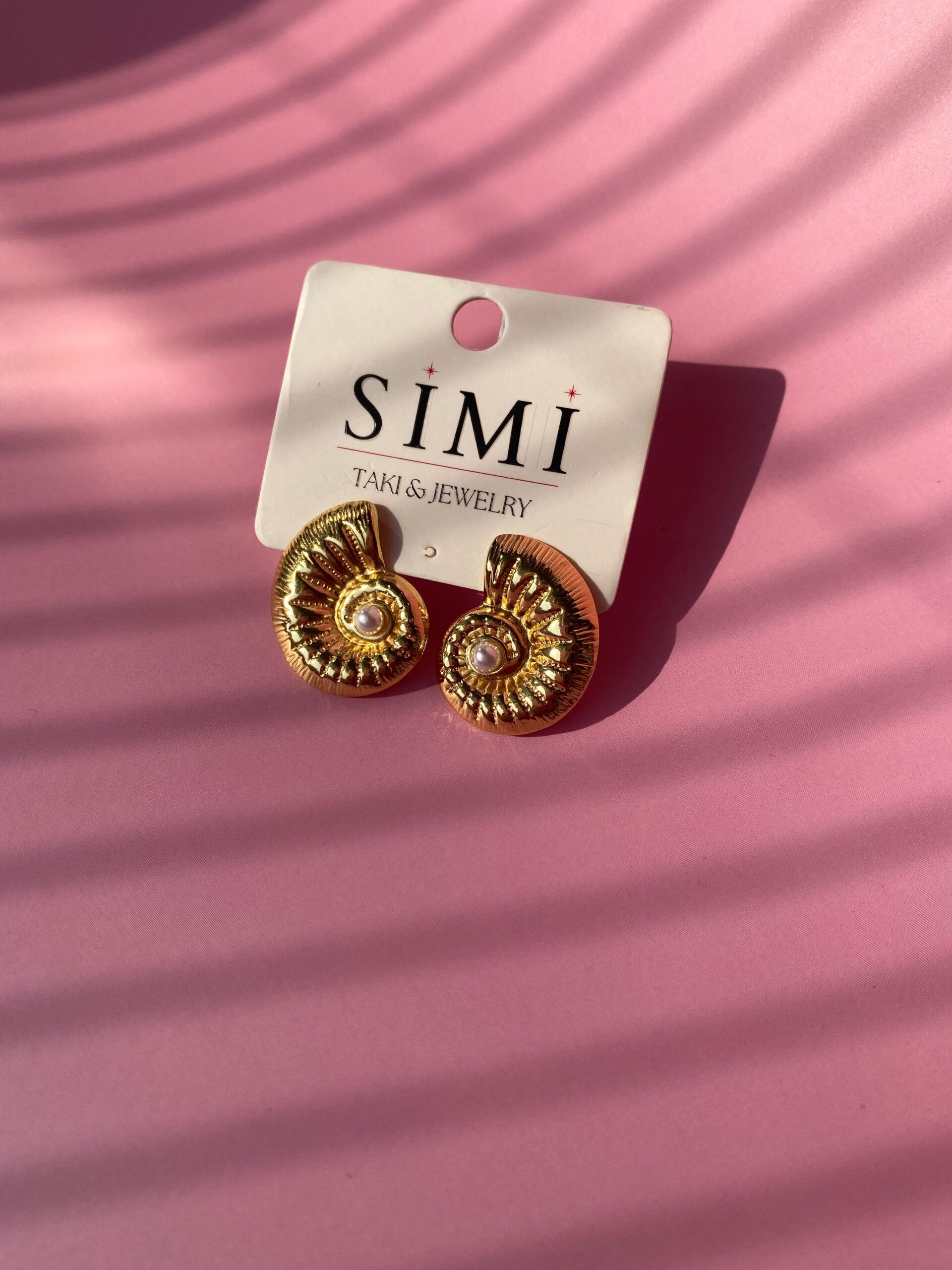 Çelik Deniz Kabuğu Küpe - Görsel 3