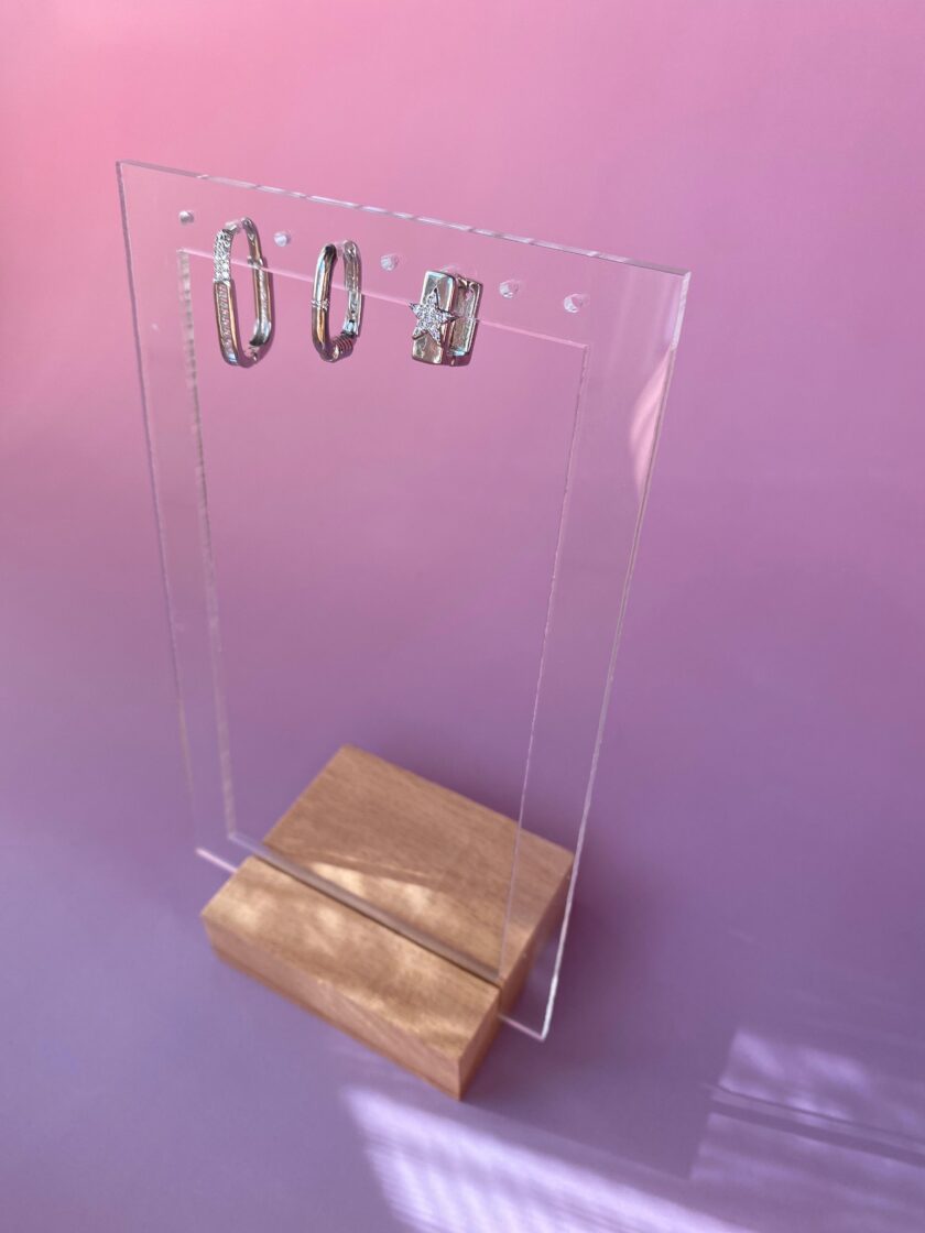 Çelik Silver Set Küpe - Görsel 3