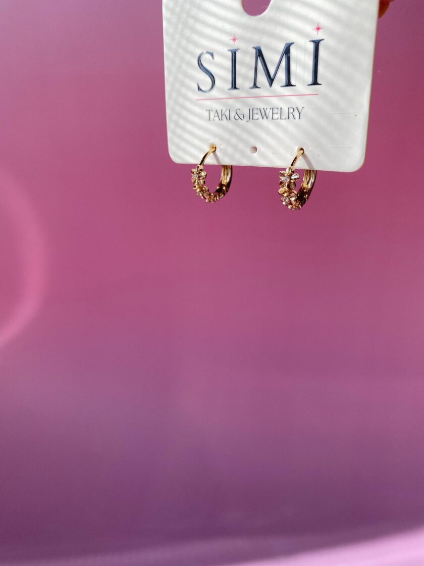 VIP Minik Çiçek Küpe (12mm) - Görsel 4