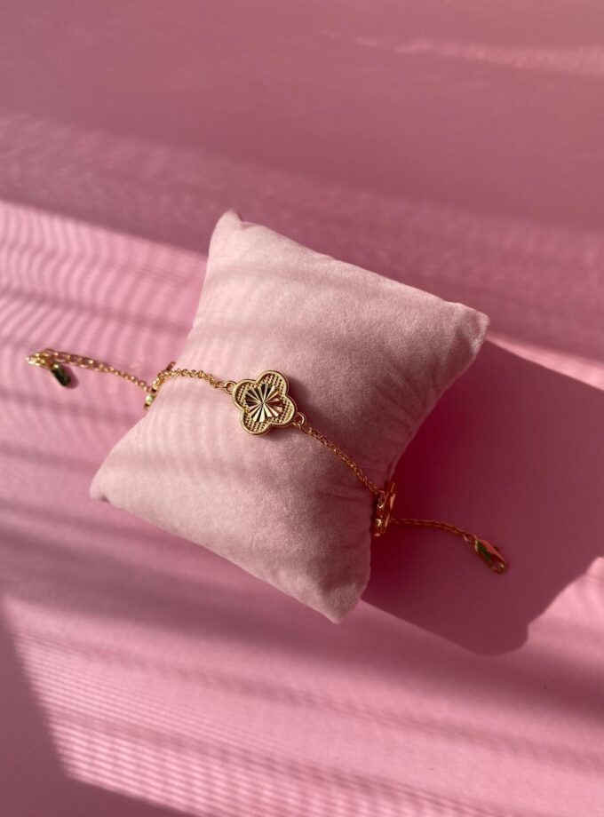 VIP Gold Yonca Bileklik