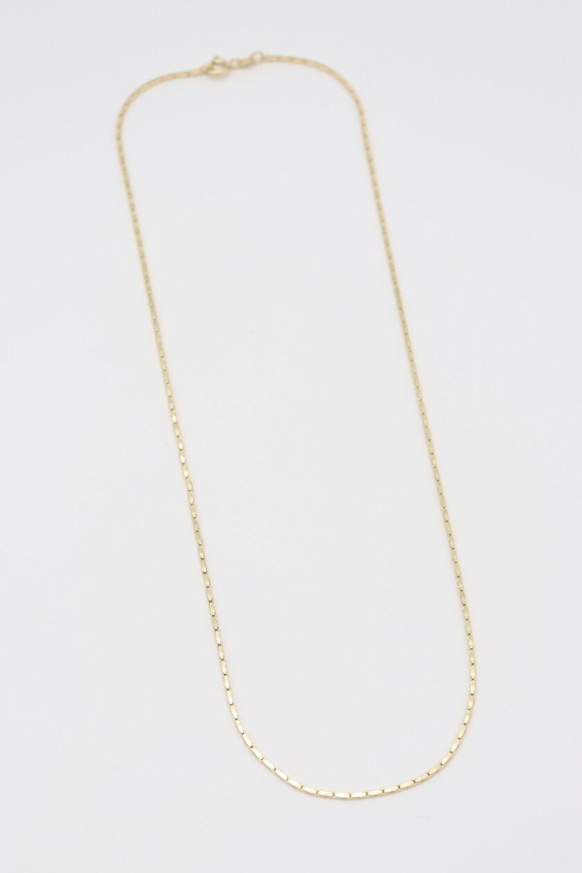 VIP Gold Düz Zincir Kolye (45cm)