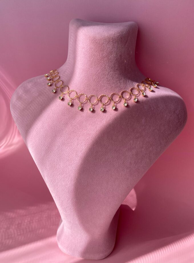 VIP Taş Choker Kolye