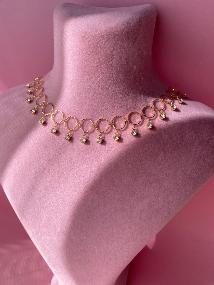 VIP Taş Choker Kolye - Görsel 2