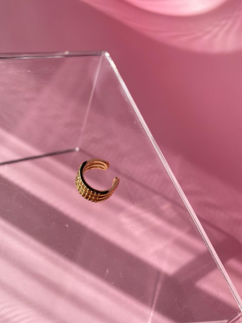 VIP Taşlı Earcuff - Görsel 3