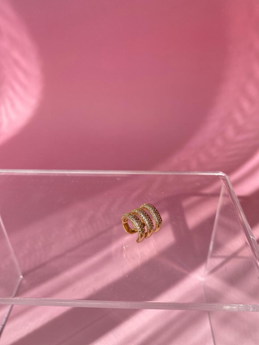VIP Sıralı Taşlı Earcuff - Görsel 2