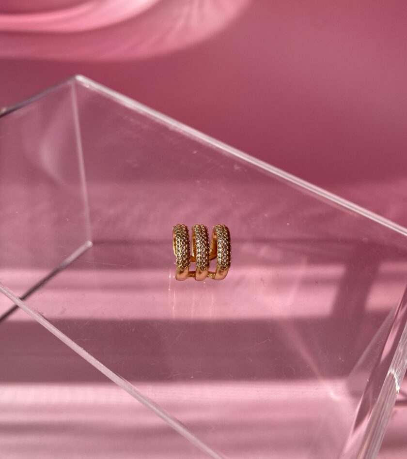 VIP Sıralı Taşlı Earcuff - Görsel 3