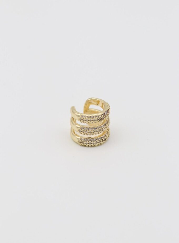VIP Sıralı Taşlı Earcuff