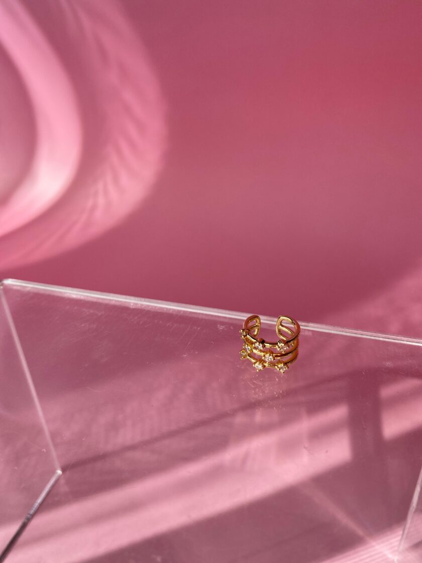 VIP Minik Taşlı Earcuff - Görsel 2