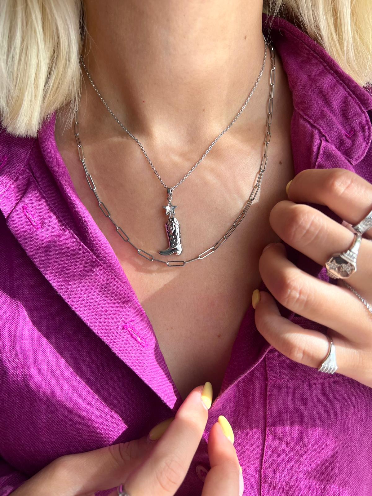 Çelik Çizme Kolye - Görsel 2