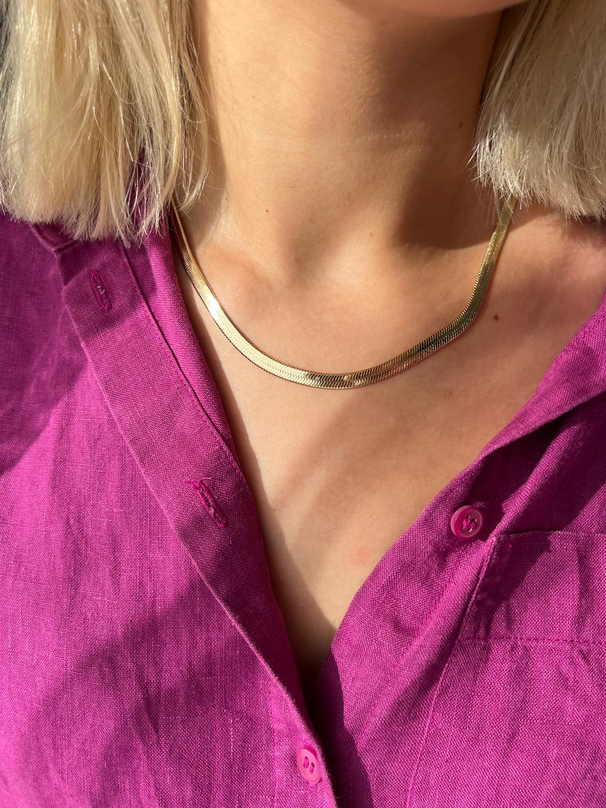 VIP Gold İtalyan Zincir Kolye (45cm) - Görsel 2