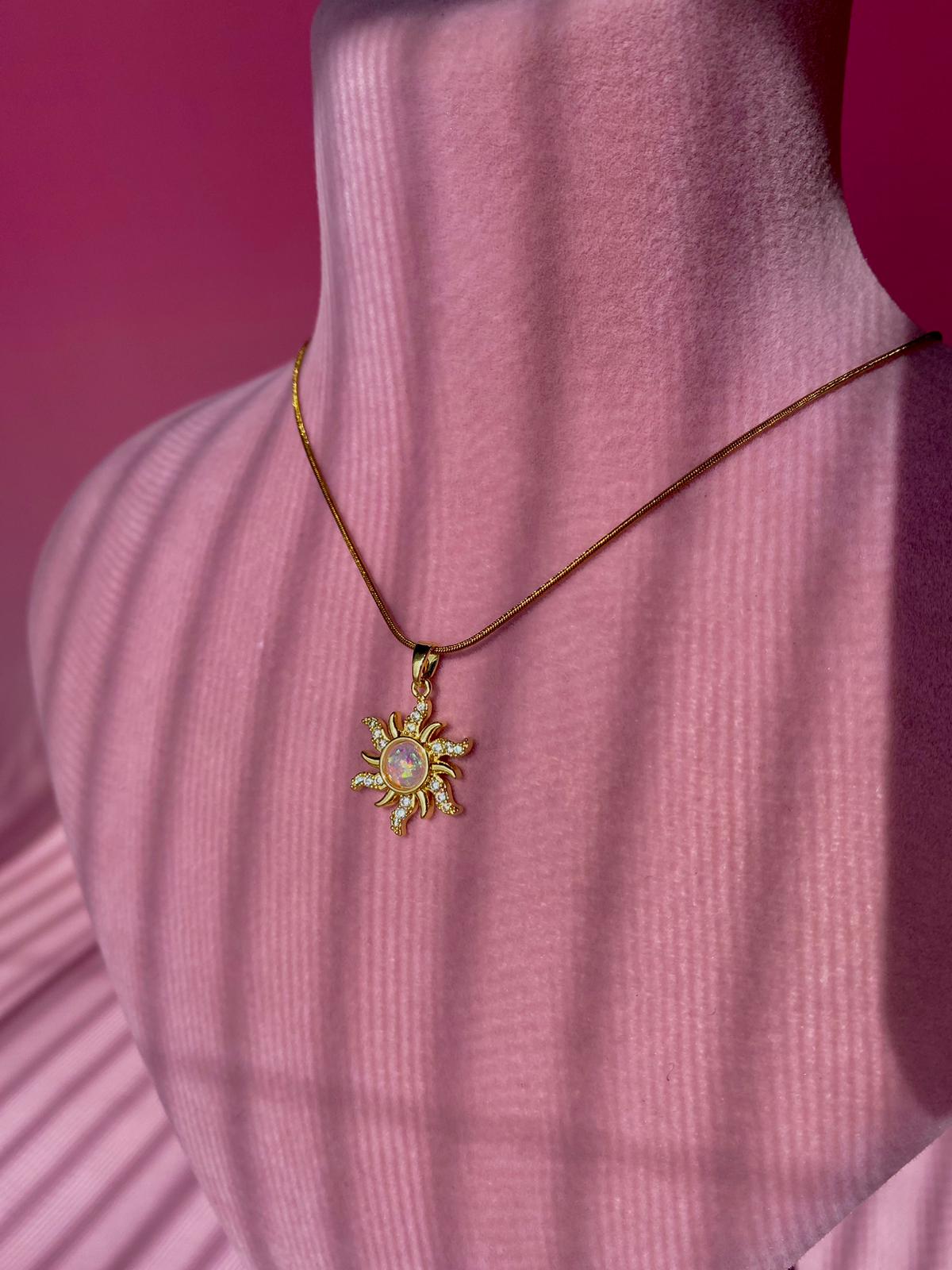 Çelik Güneş Kolye - Görsel 6