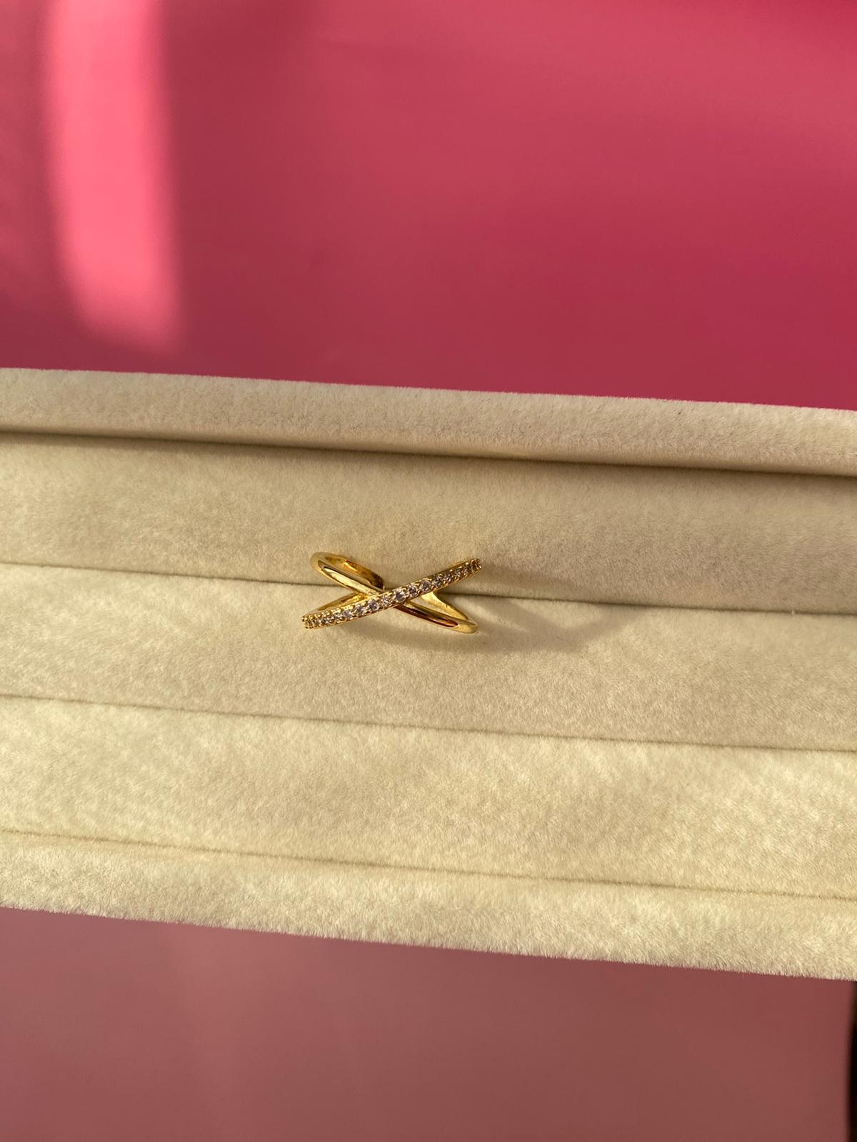 Çelik İnce Taşlı Yüzük - Görsel 5