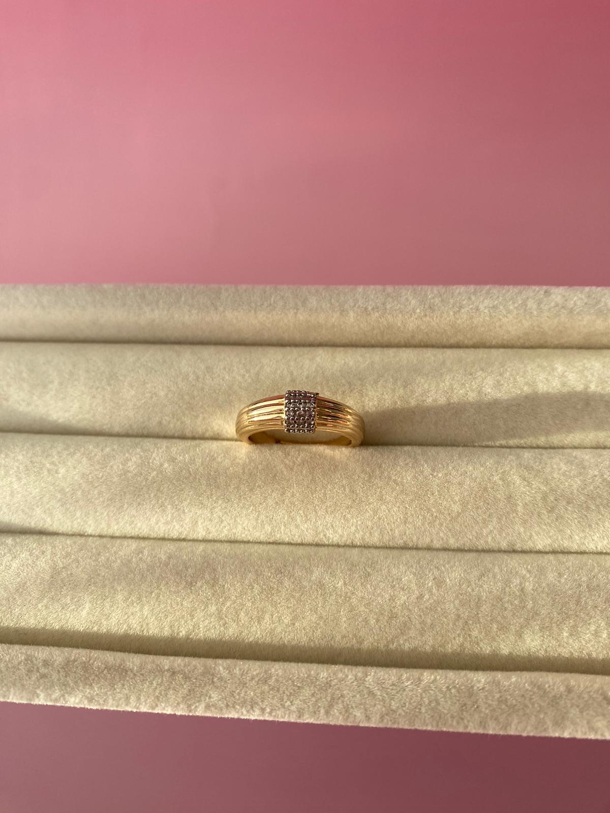 Çelik Kalın Bombeli Model Yüzük - Görsel 5