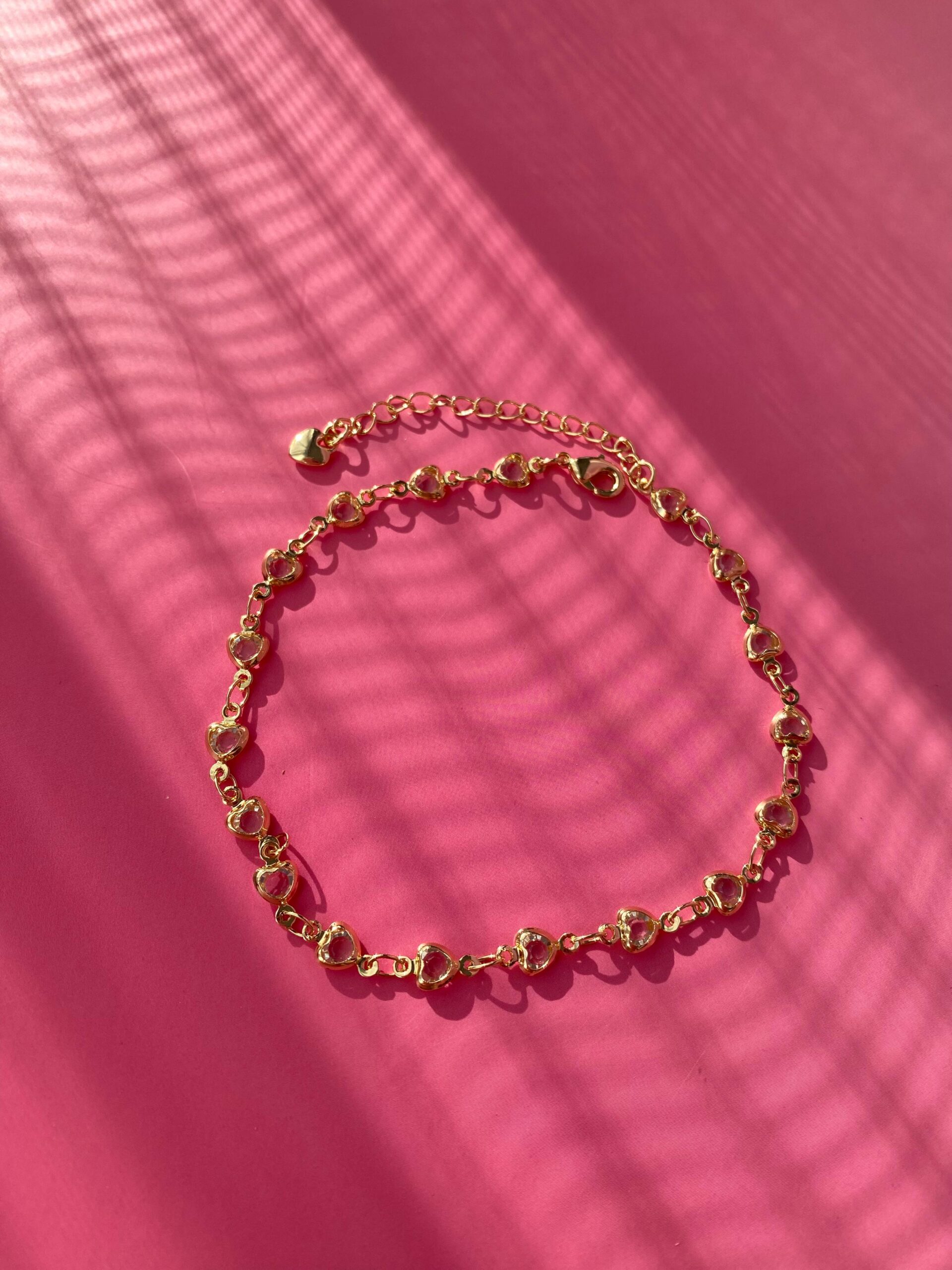 Çelik Gold Kalp Halhal - Görsel 3