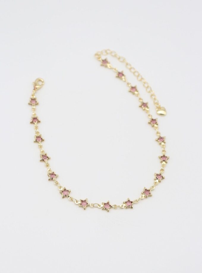 Çelik Renkli Yıldız Halhal