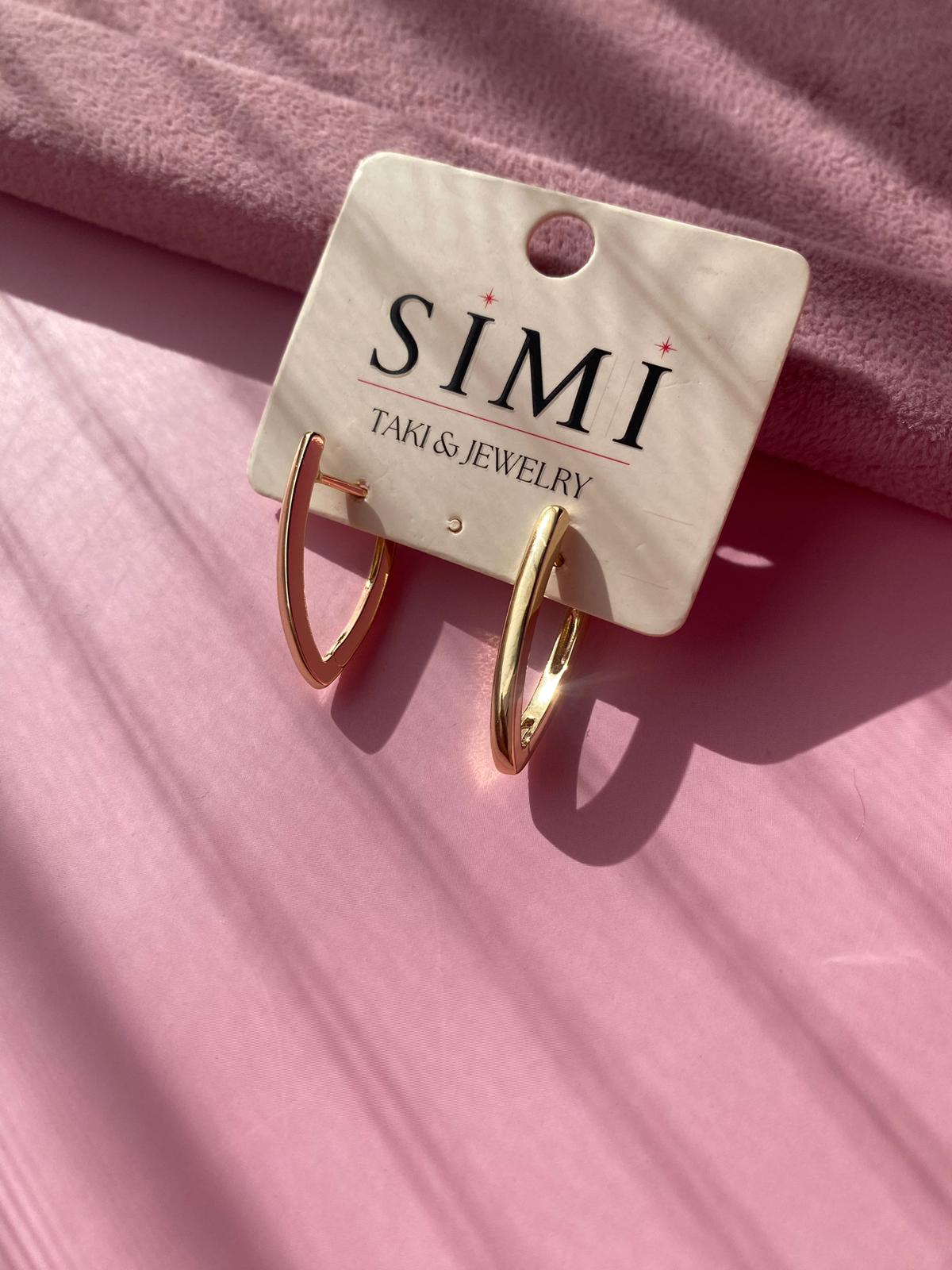 VIP V Oval Model Küpe