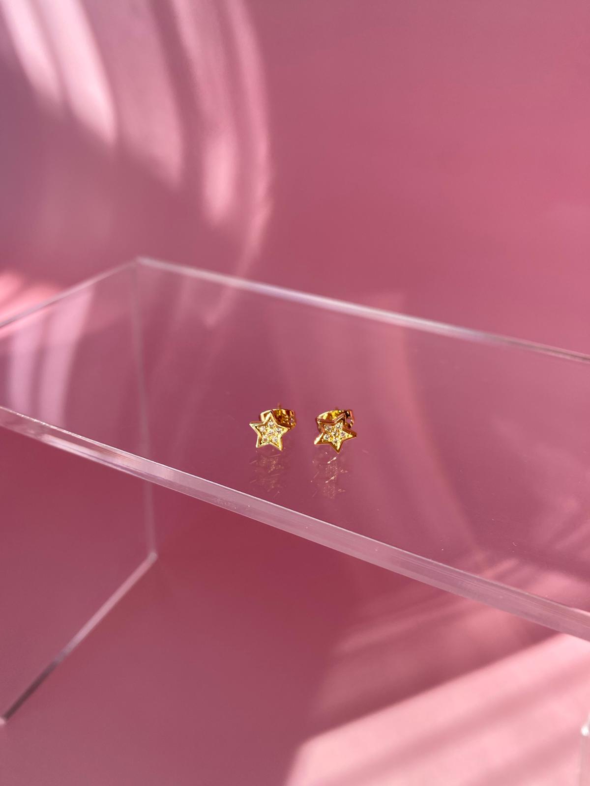 Çelik Yıldız Küpe - Görsel 3