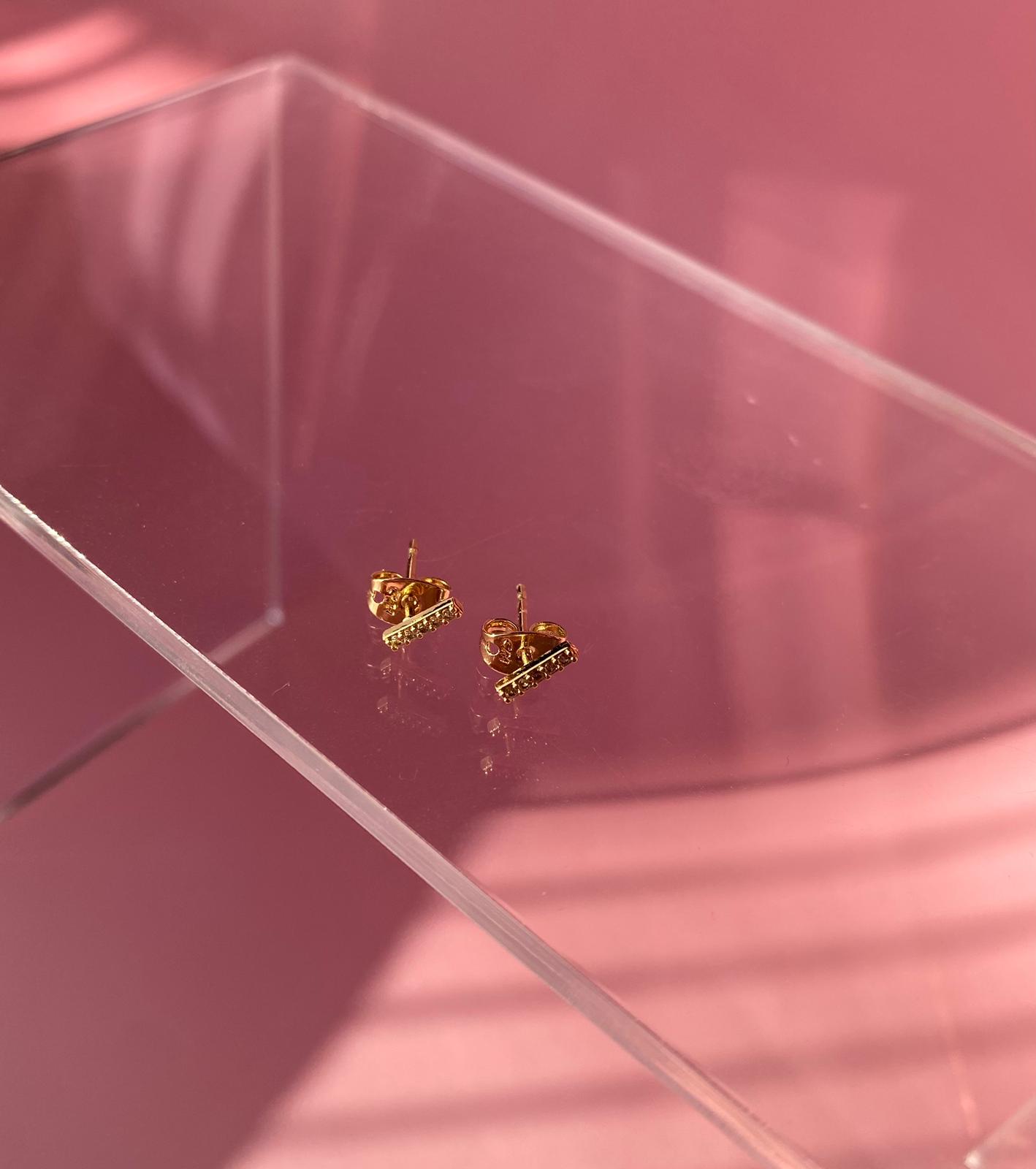 Çelik İnce Minik Küpe - Görsel 5