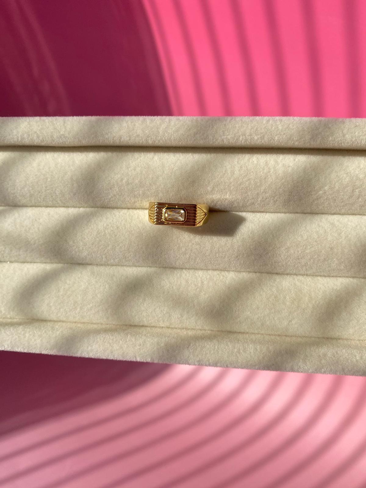 Çelik Kalın Serçe Parmağı Yüzük - Görsel 4