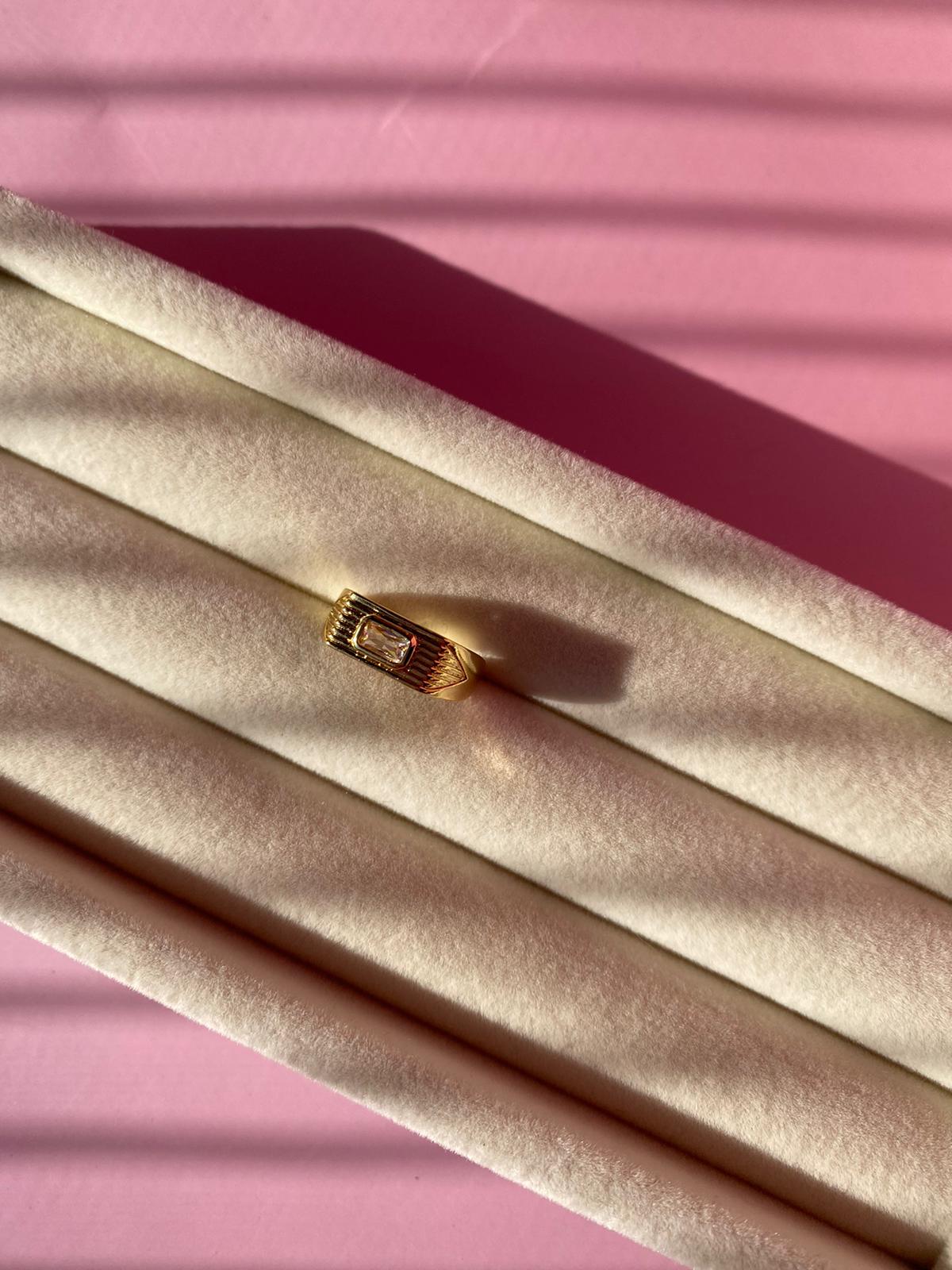 Çelik Kalın Serçe Parmağı Yüzük - Görsel 6