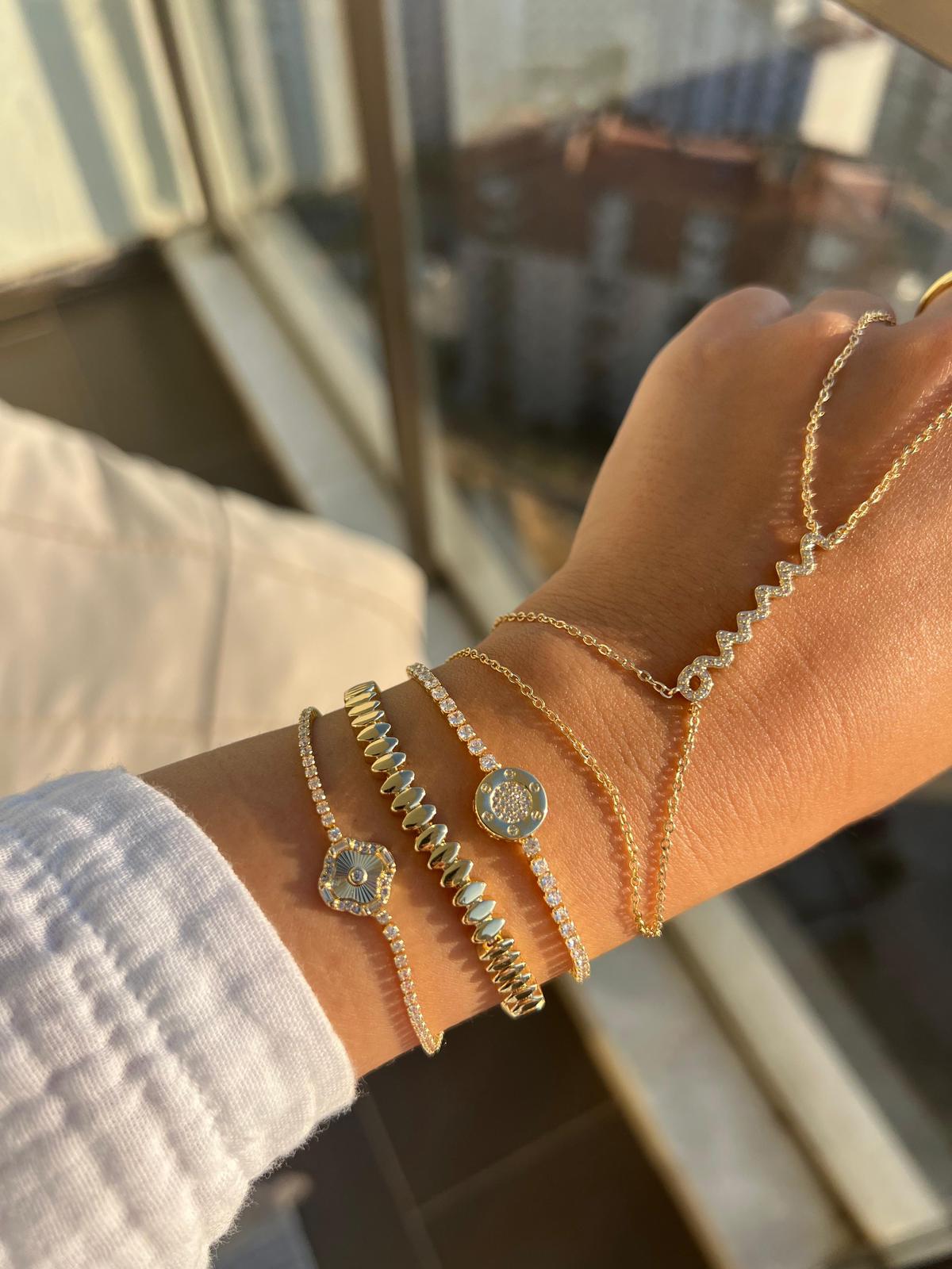 Yonca Model Taşlı İnce Su Yolu - Görsel 2