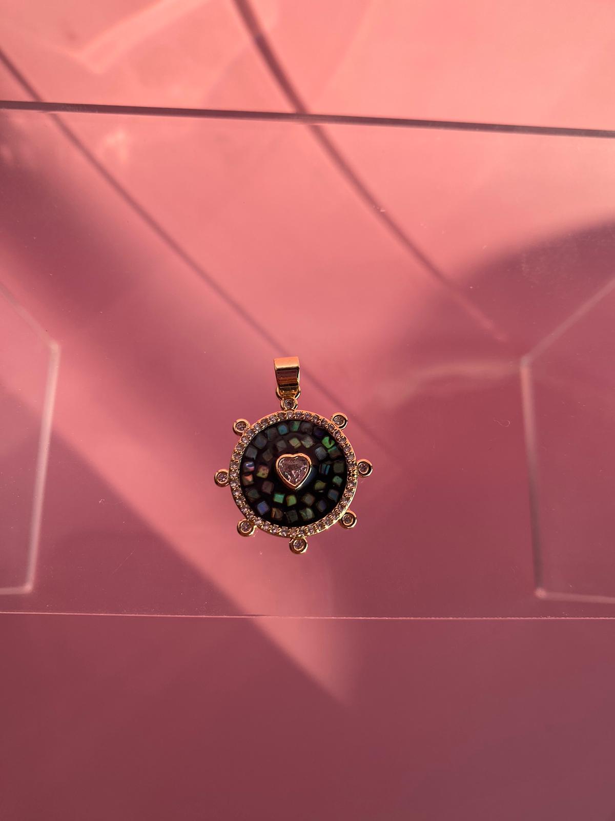 VIP Kalp Taşlı Charm - Görsel 2