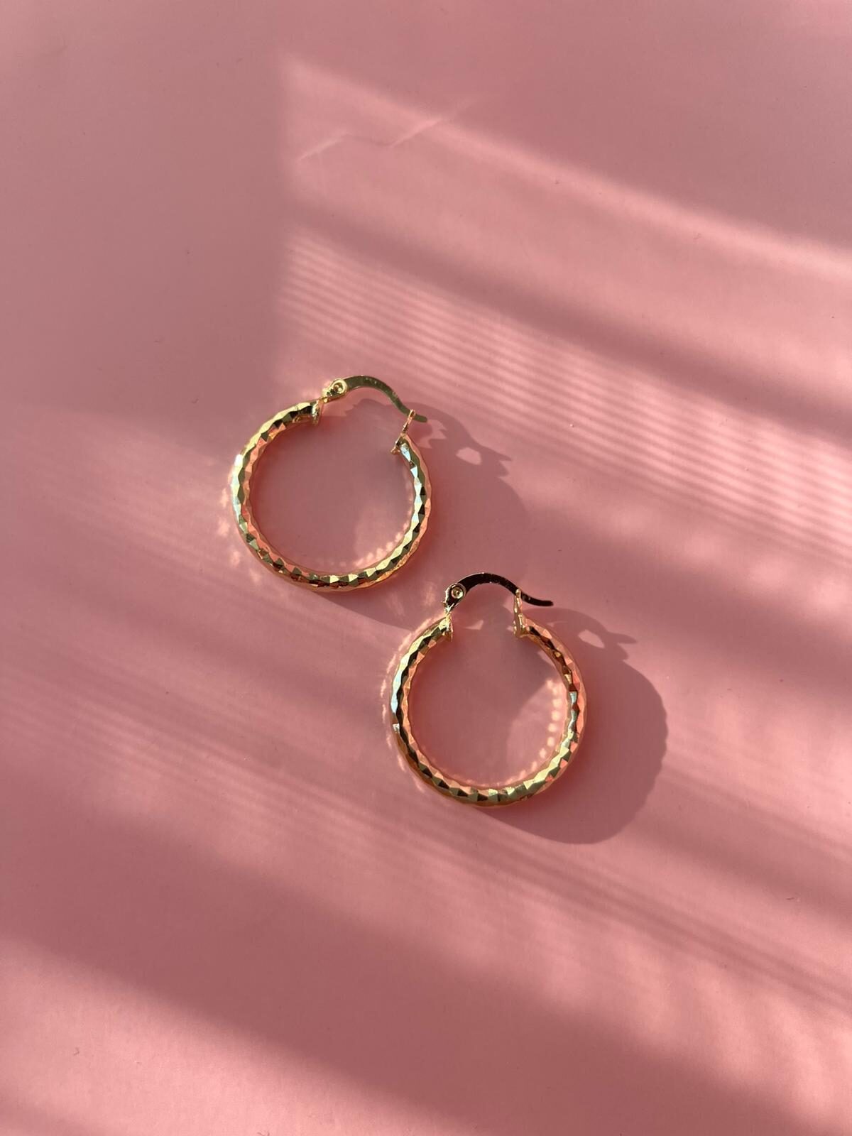 VIP Tasarım Halka Küpe 30mm - Görsel 3