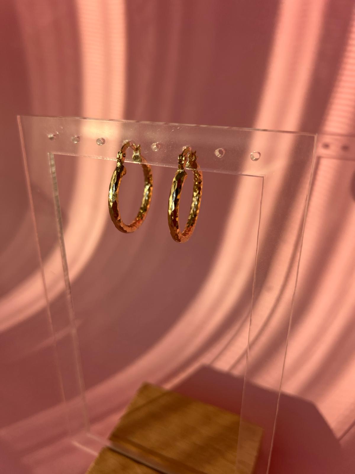 VIP Tasarım Halka Küpe 30mm - Görsel 4