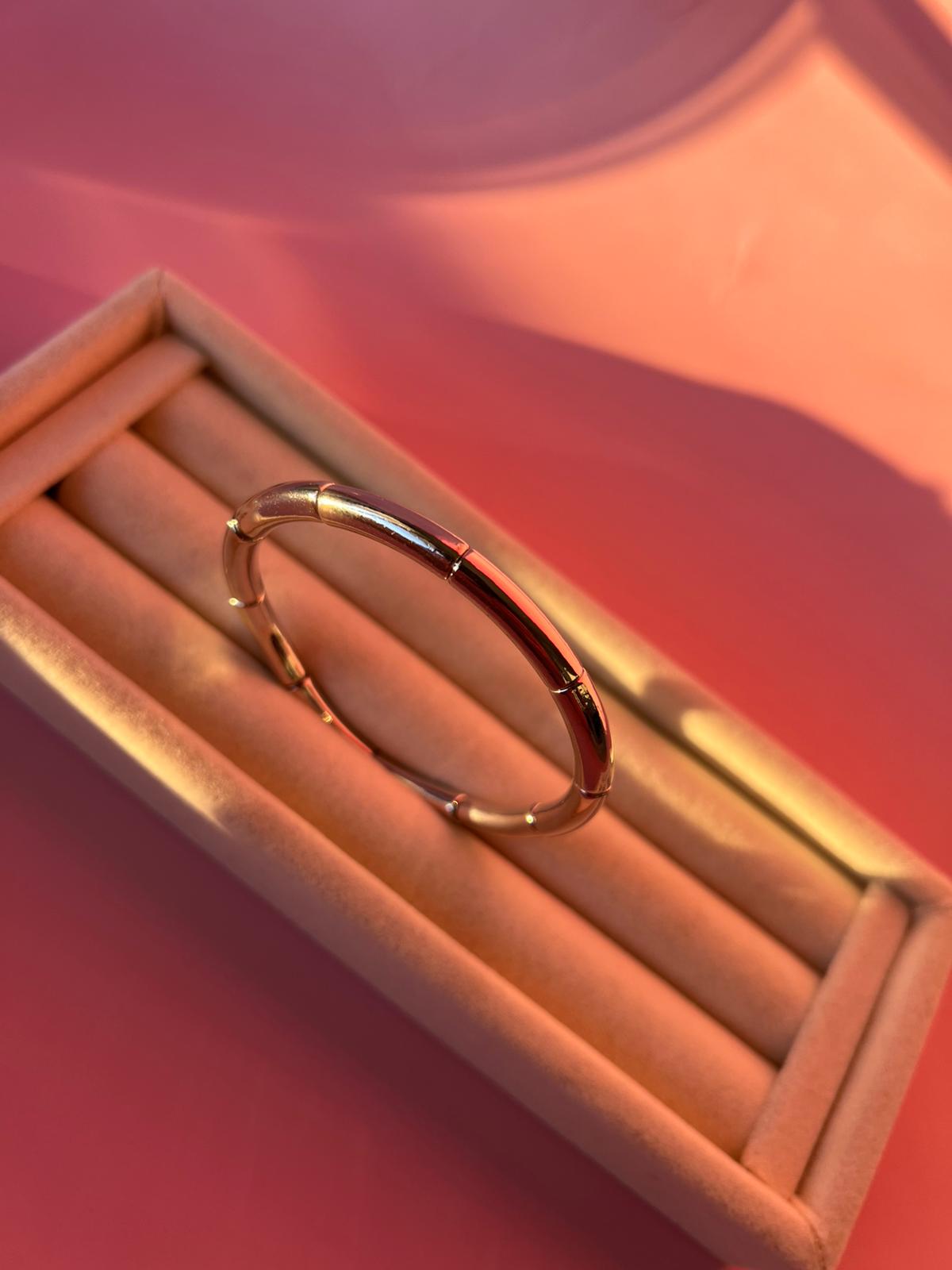 Silver İnce Lastik Bileklik - Görsel 6