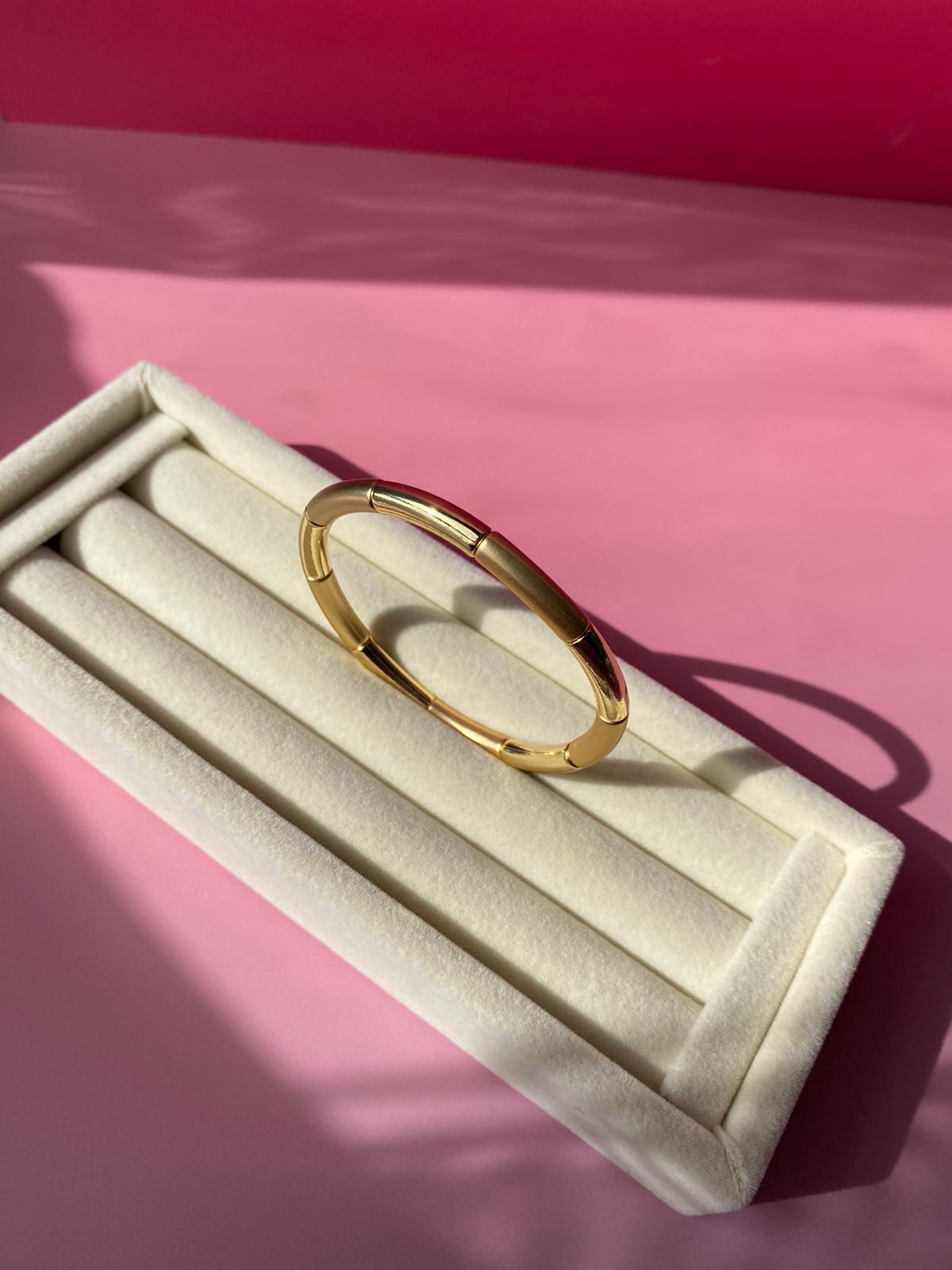 Parlak ve Mat Tasarım Lastik Bileklik - Görsel 7