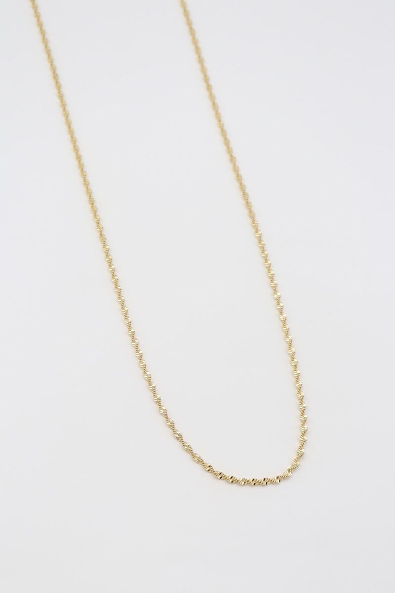 İnce Burgu Zincir Kolye - Görsel 2