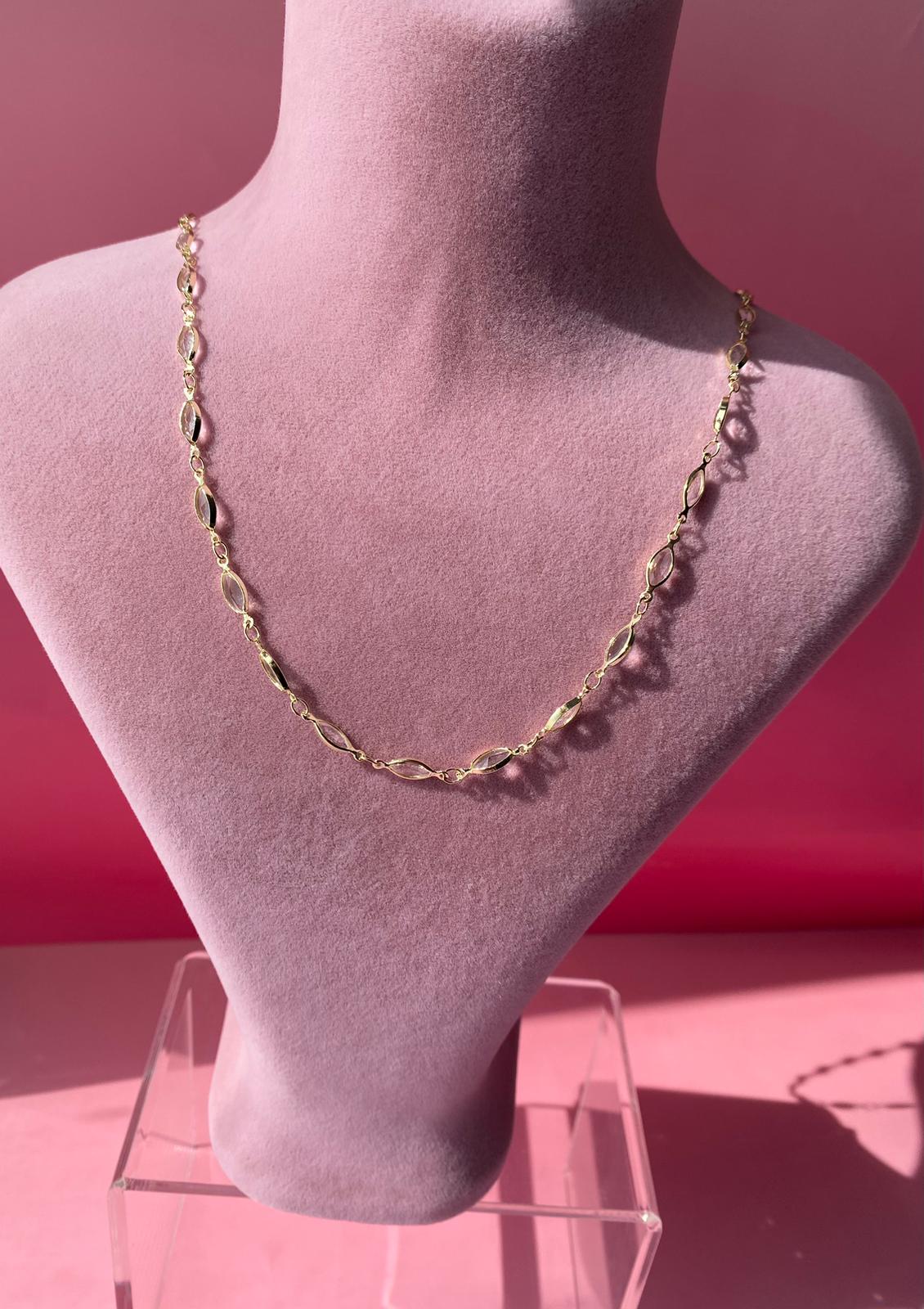 Damla Taşlı Model Kolye - Görsel 2