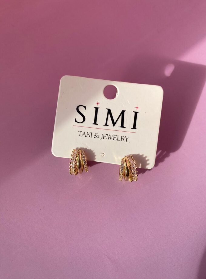 VIP Çoklu Taşlı Küpe