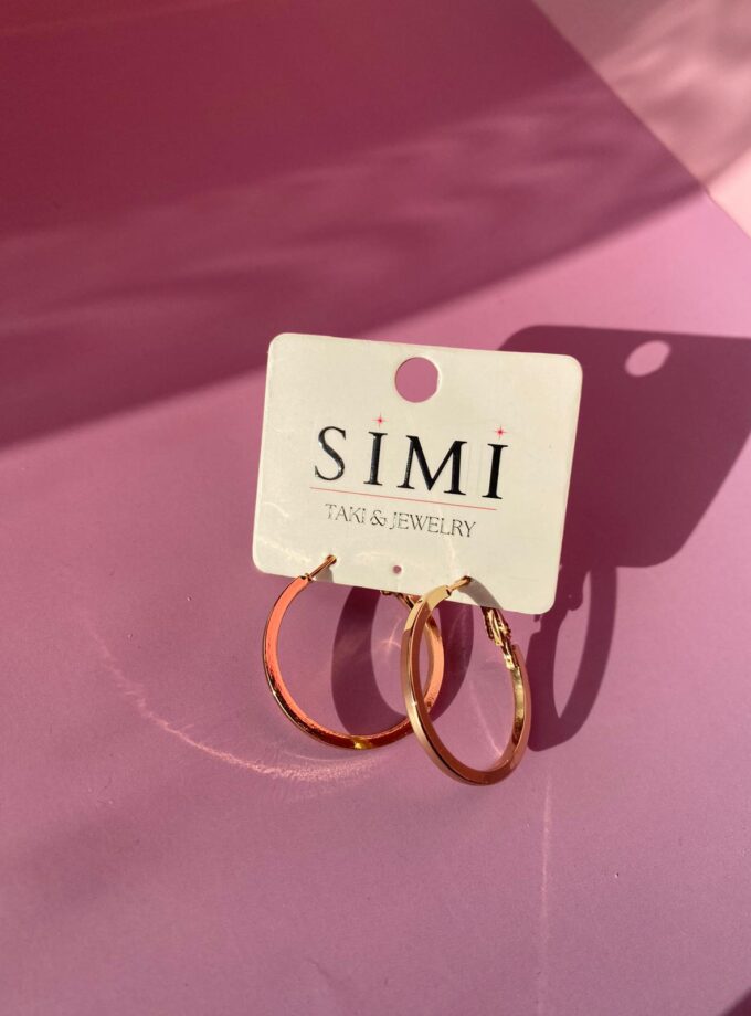 VIP Orta Boy Kalın Halka Küpe