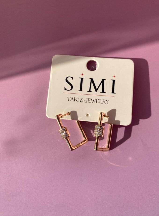 VIP Taşlı Tasarım Model Küpe