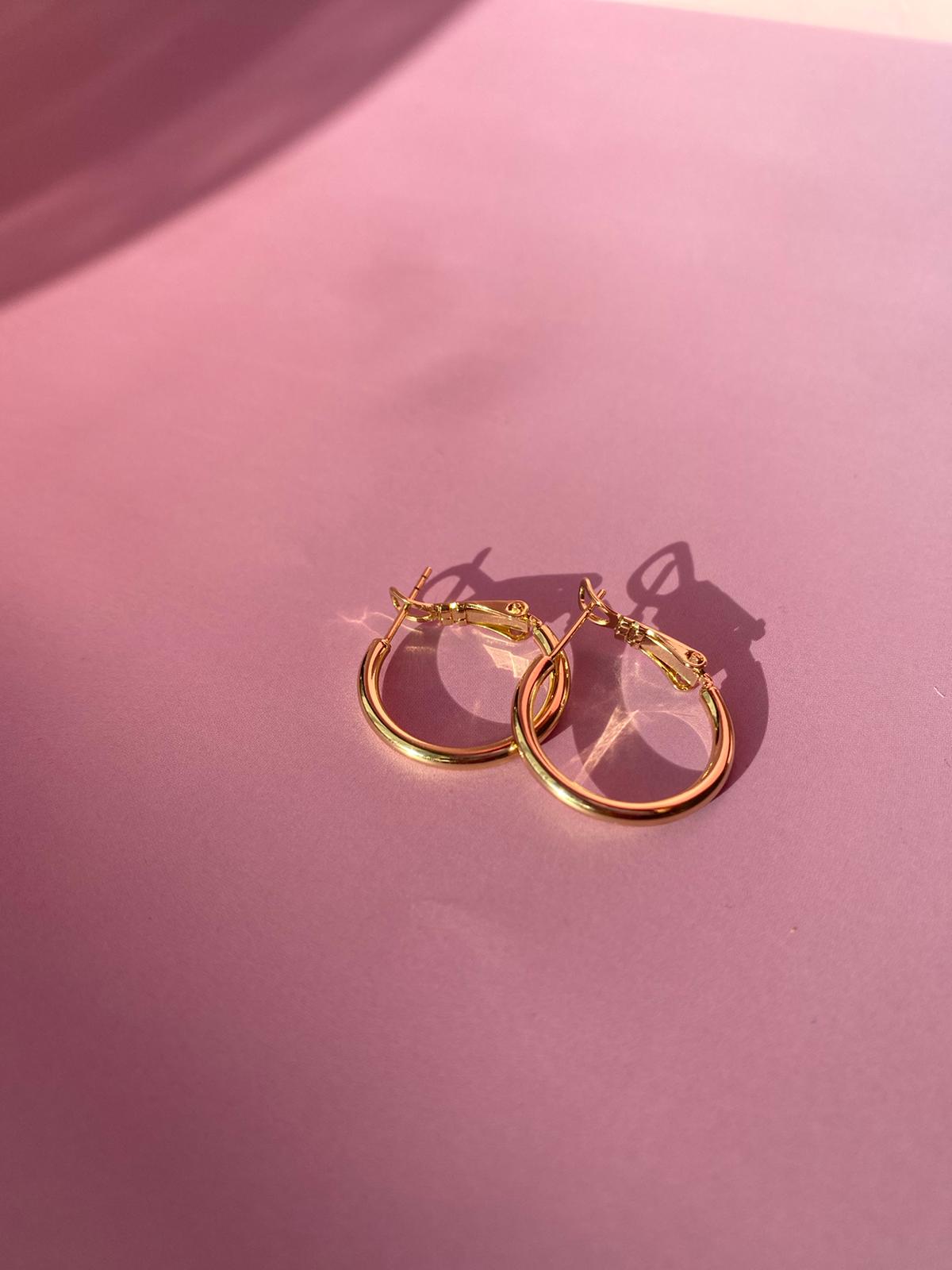 VIP İnce Küçük Boy Halka Küpe - Görsel 2