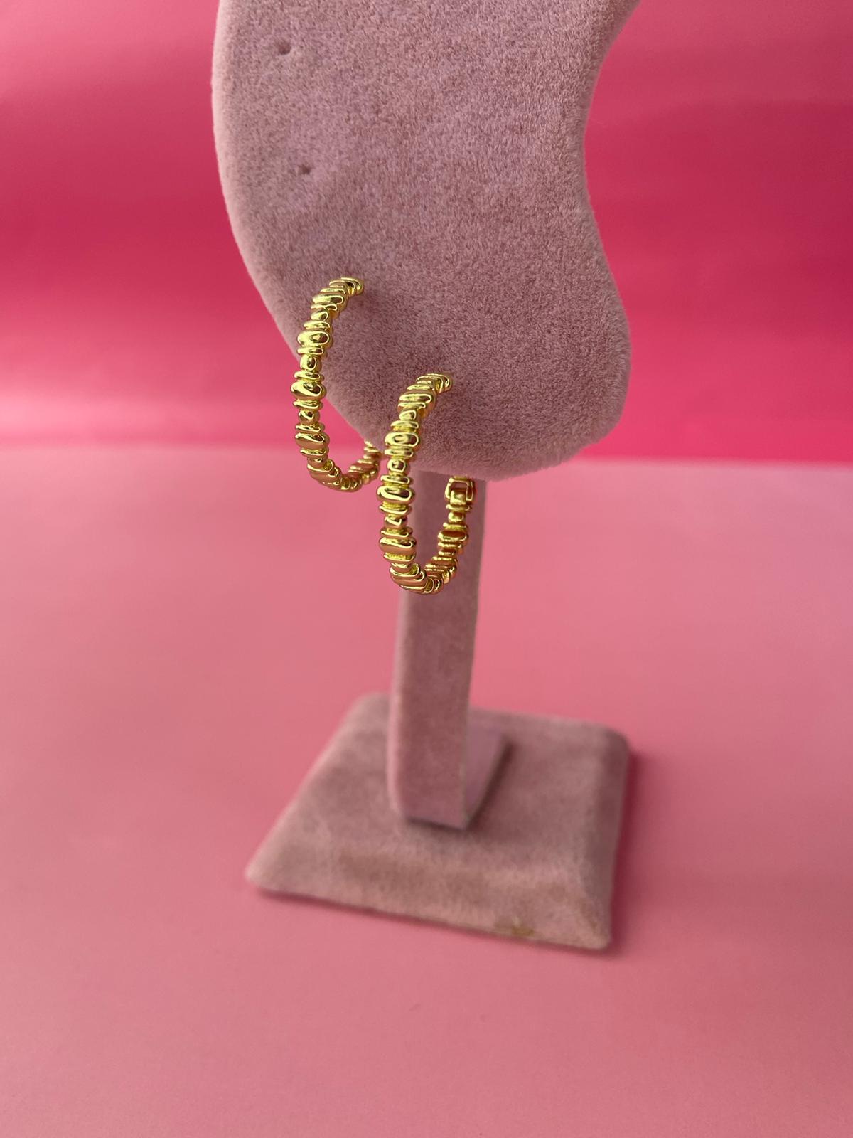 VIP Ritim Model Halka Küpe (Orta Boy) - Görsel 4