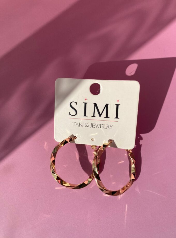 VIP Gold Burgu Model Halka Küpe