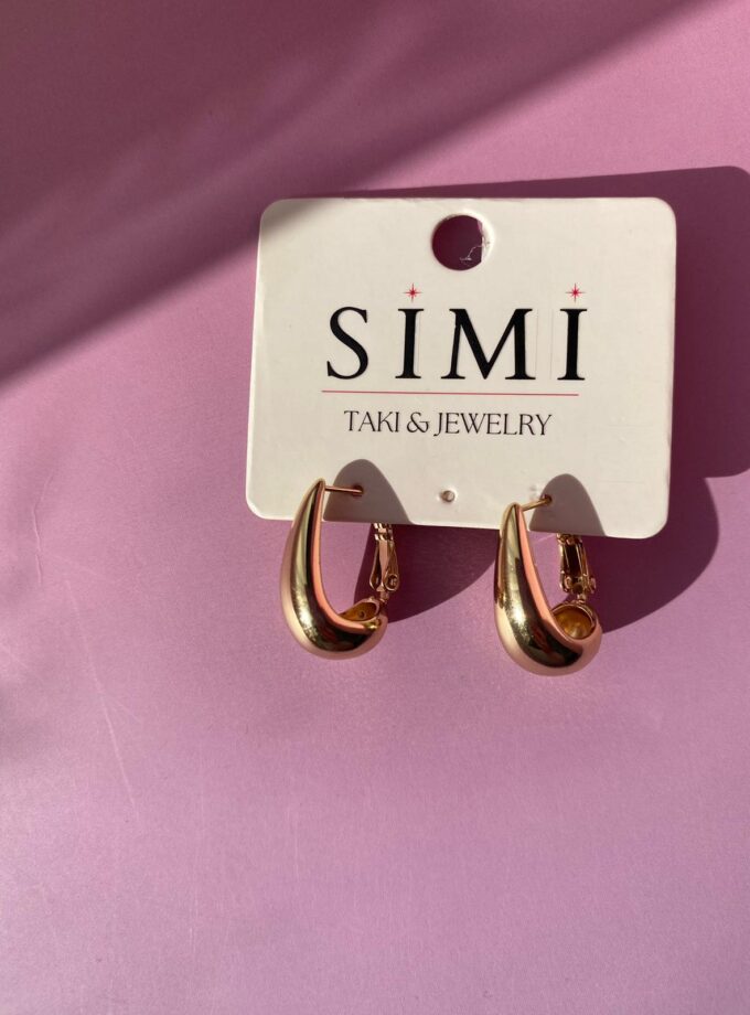 VIP Gold Damla Model Küpe